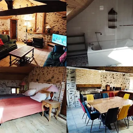 La Longère Du Plessis Mornay, 30 Min Du Puy Du Fo, Wifi, Parking, Jardin *
