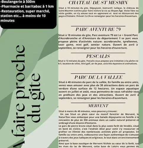 Сasa de vacaciones La Longere Du Plessis Mornay, 30 Min Du Puy Du Fo, Wifi, Parking, Jardin La Foret-sur-Sevre